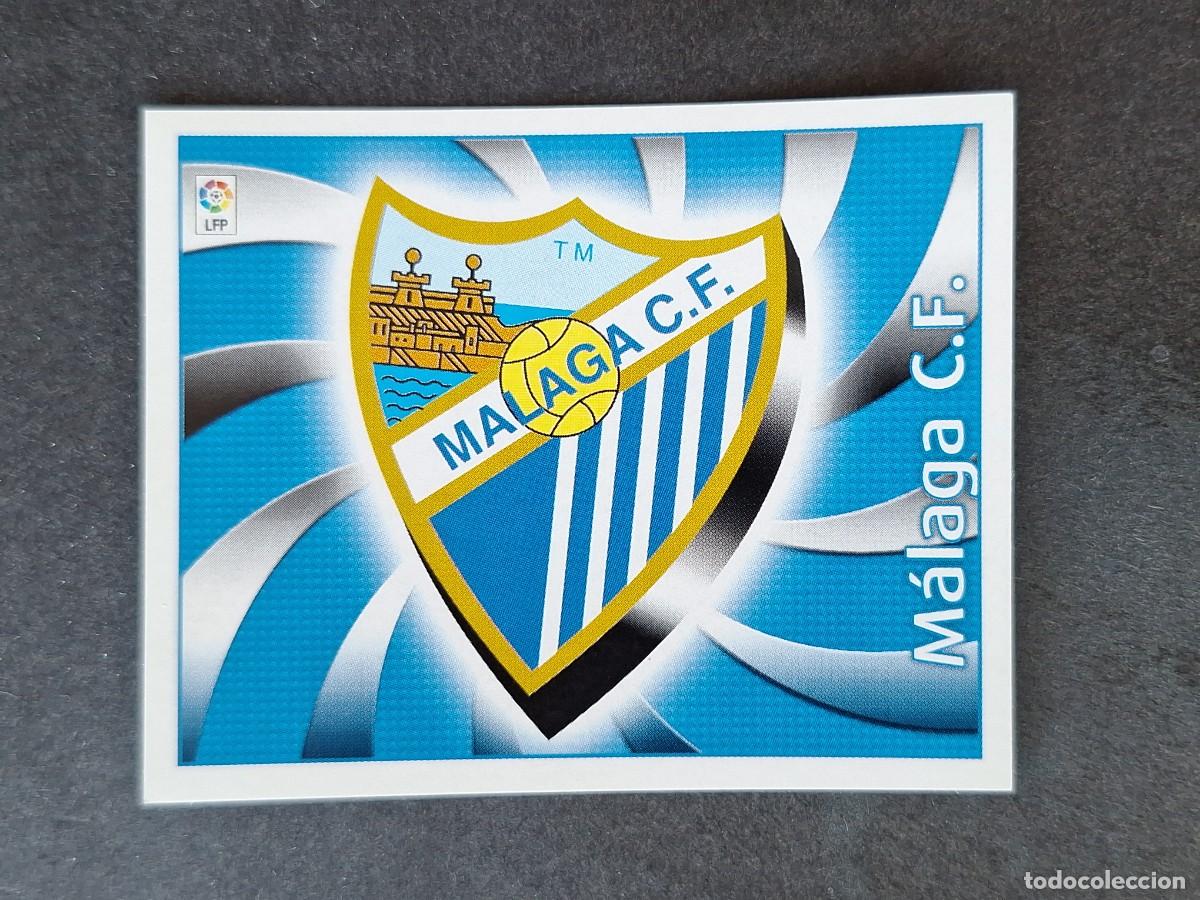 Cromos de f&uacute;tbol: L5 ESCUDO MALAGA C. F. LIGA ESTE 2004 2005 04 05 NUNCA PEGADO SIN PEGAR