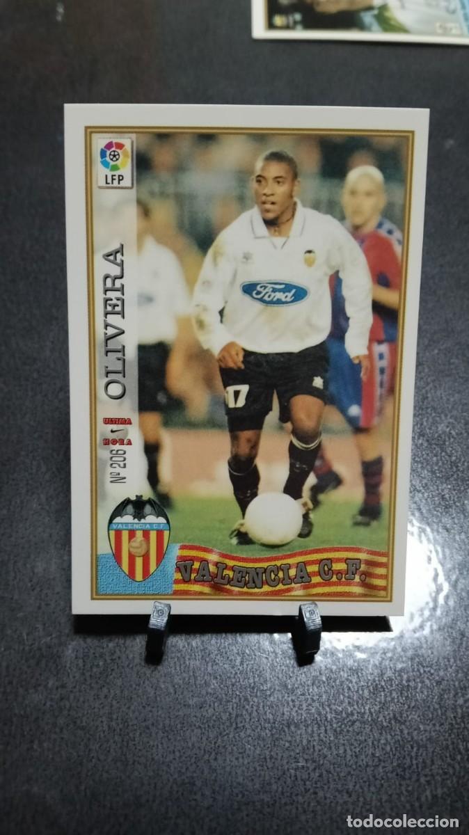 Cromos de f&uacute;tbol: Mundicromo 97 98 1997 1998 Valencia 206 Oliveira Ultima Hora