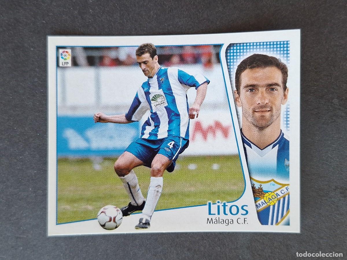 Cromos de f&uacute;tbol: L5 LITOS MALAGA C. F. LIGA ESTE 2004 2005 04 05 NUNCA PEGADO SIN PEGAR