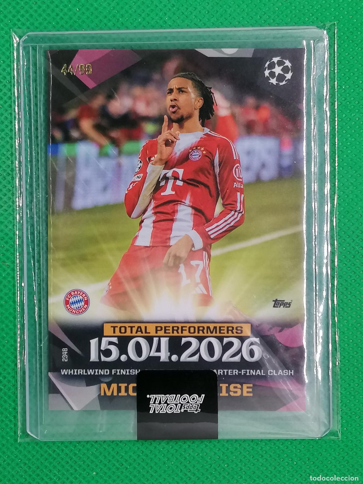 Cromos de f&uacute;tbol: MICHAEL OLISE BAYERN MUNICH TOTAL PERFORMERS /99 ⚽ TTF TOPPS TOTAL FOOTBALL 25 26 2025 2026 ⚽