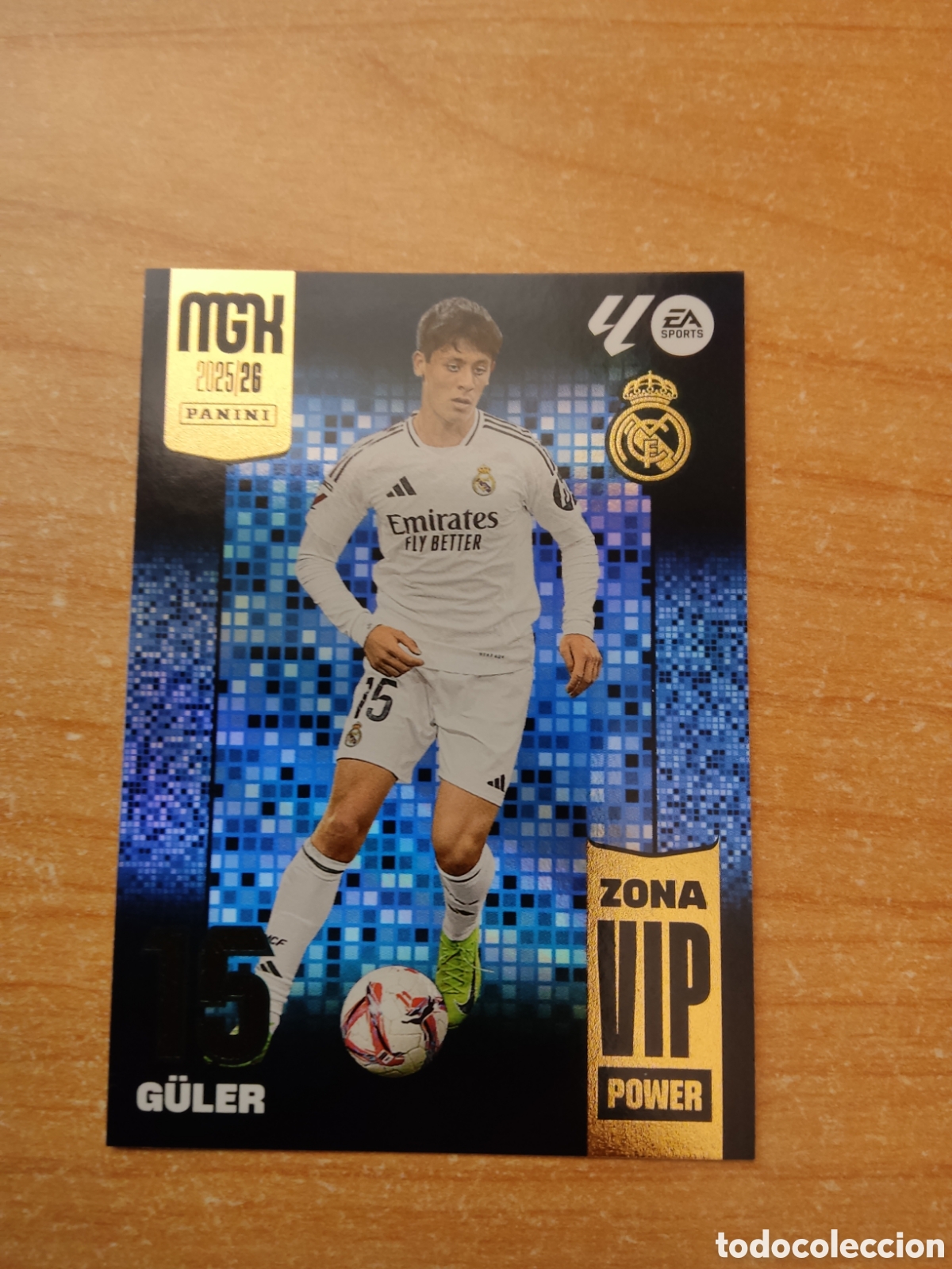 Cromos de f&uacute;tbol: 394 G&Uuml;LER ZONA VIP POWER REAL MADRID MEGACRACKS 2025 2026
