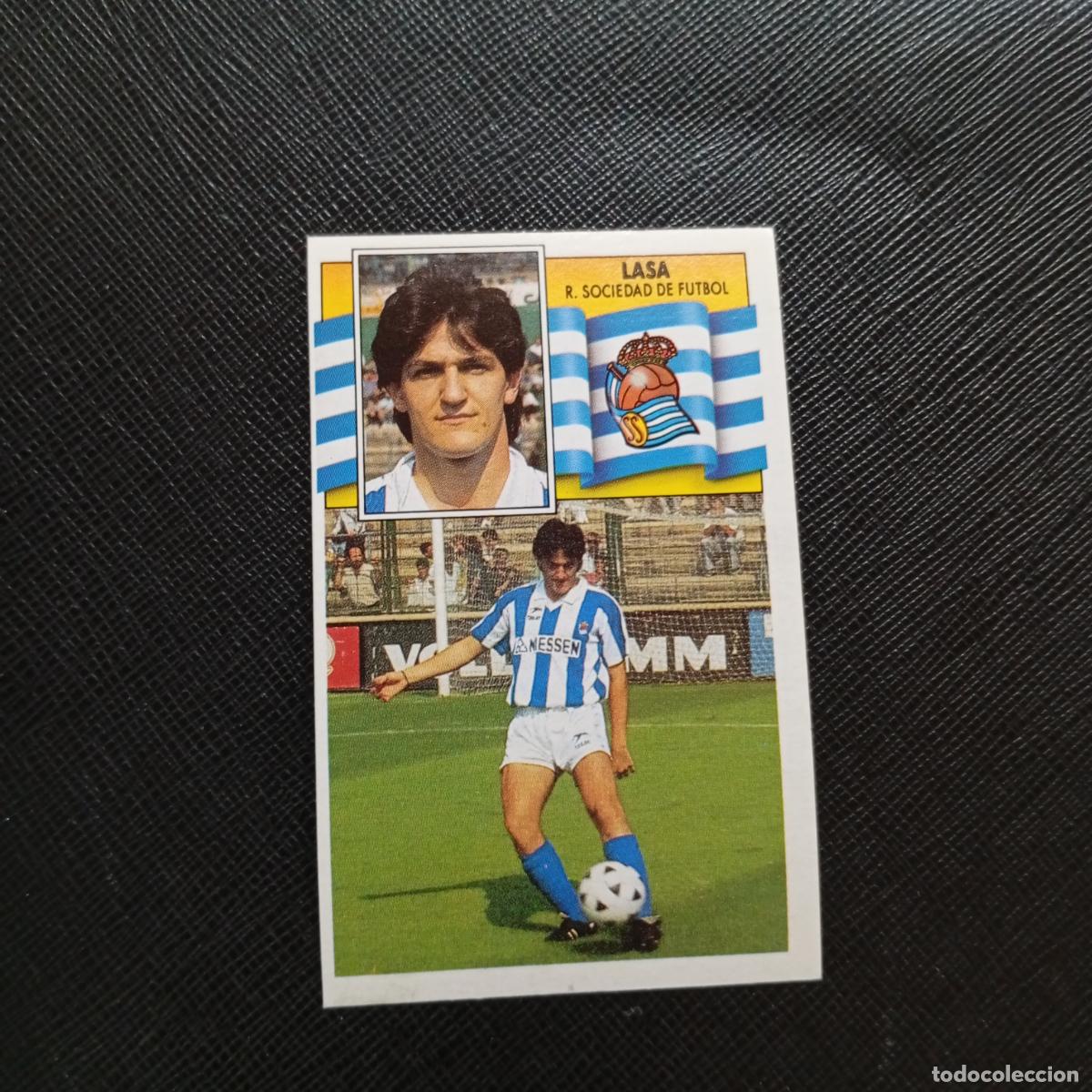 Cromos de f&uacute;tbol: LASA REAL SOCIEDAD ESTE 1990 1991 CROMO FUTBOL LIGA 90 91 - SIN PEGAR - A37 PG460
