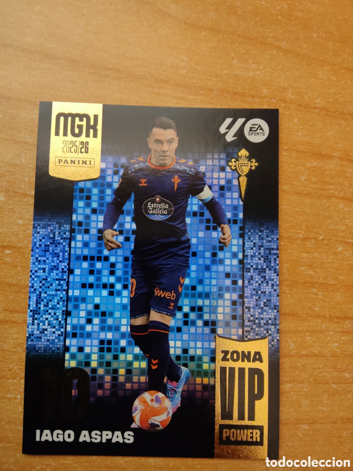 Cromos de f&uacute;tbol: 395 IAGO ASPAS ZONA VIP POWER CELTA VIGO MEGACRACKS 2025 2026