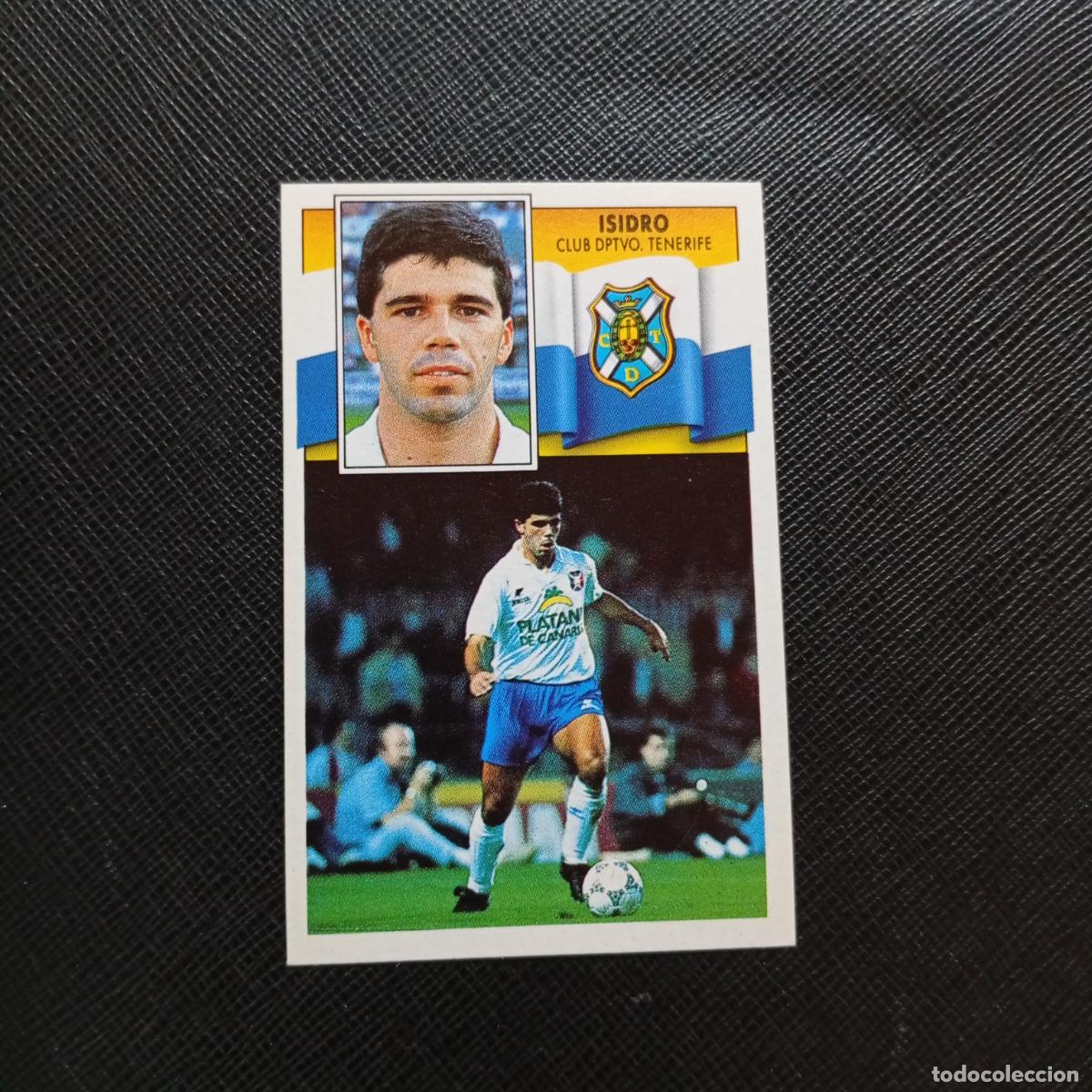 Cromos de f&uacute;tbol: ISIDRO TENERIFE ESTE 1990 1991 CROMO FUTBOL LIGA 90 91 - SIN PEGAR - A37 PG460
