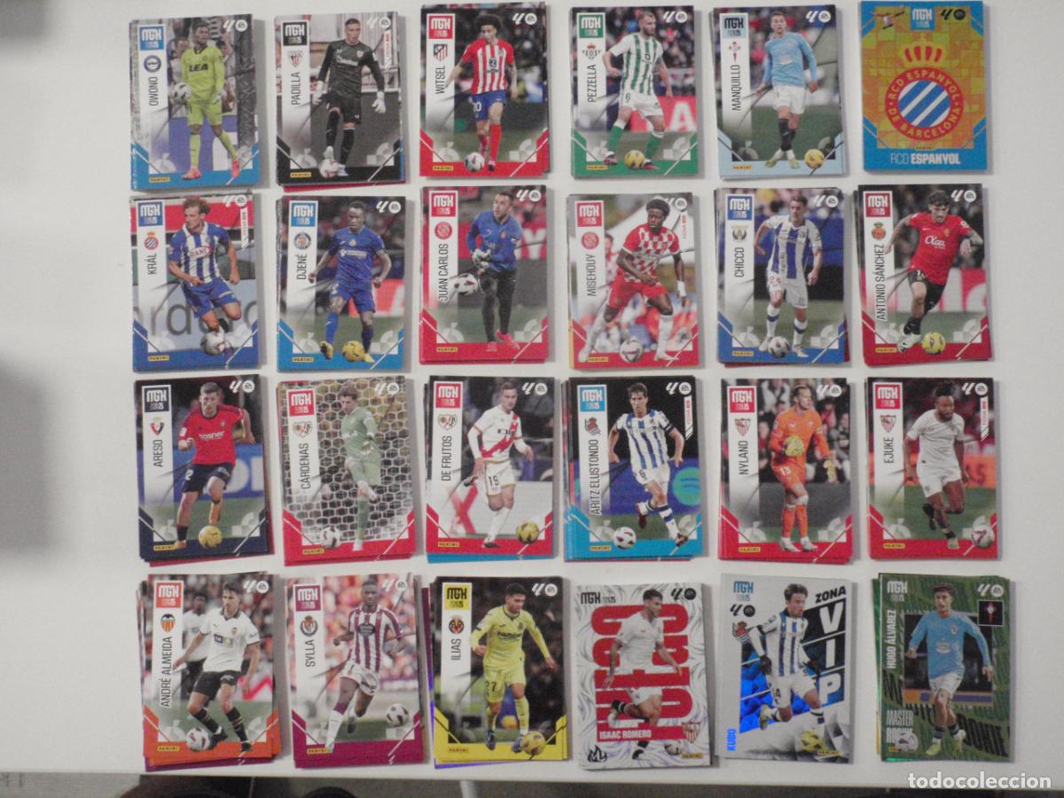 Cartes &agrave; collectionner de Football: LOTE 243 cromos MEGACRACKS trading cards diferentes de futbol 2024 2025. PANINI MGK Fichas 24 25