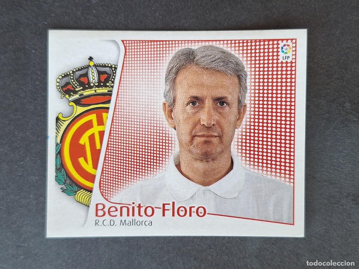 Cartes &agrave; collectionner de Football: L5 BENITO FLORO ENTRENADOR R. C. D. MALLORCA LIGA ESTE 2004 2005 04 05 NUNCA PEGADO SIN PEGAR