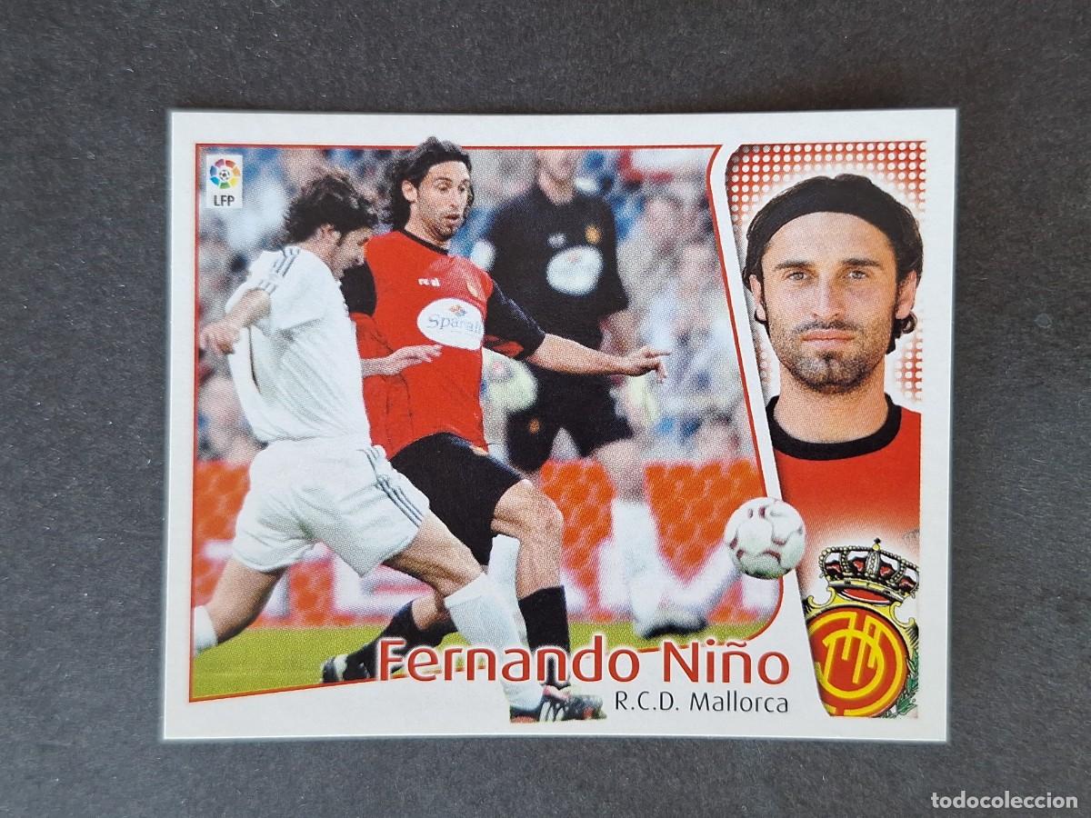Cartes &agrave; collectionner de Football: L5 FERNANDO NI&Ntilde;O R. C. D. MALLORCA LIGA ESTE 2004 2005 04 05 NUNCA PEGADO SIN PEGAR