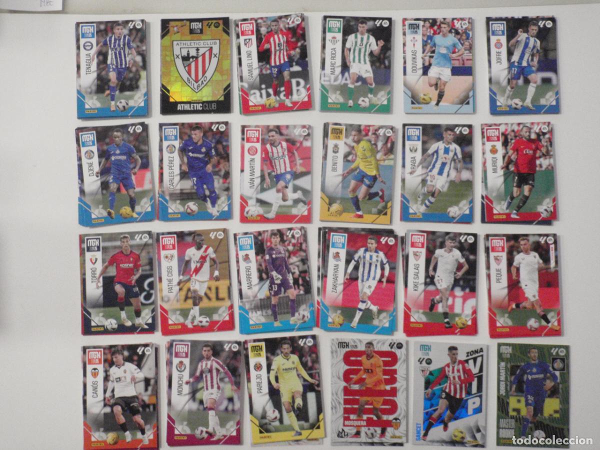 Cartes &agrave; collectionner de Football: LOTE 108 cromos MEGACRACKS trading cards diferentes de futbol 2024 2025. PANINI MGK Fichas 24 25