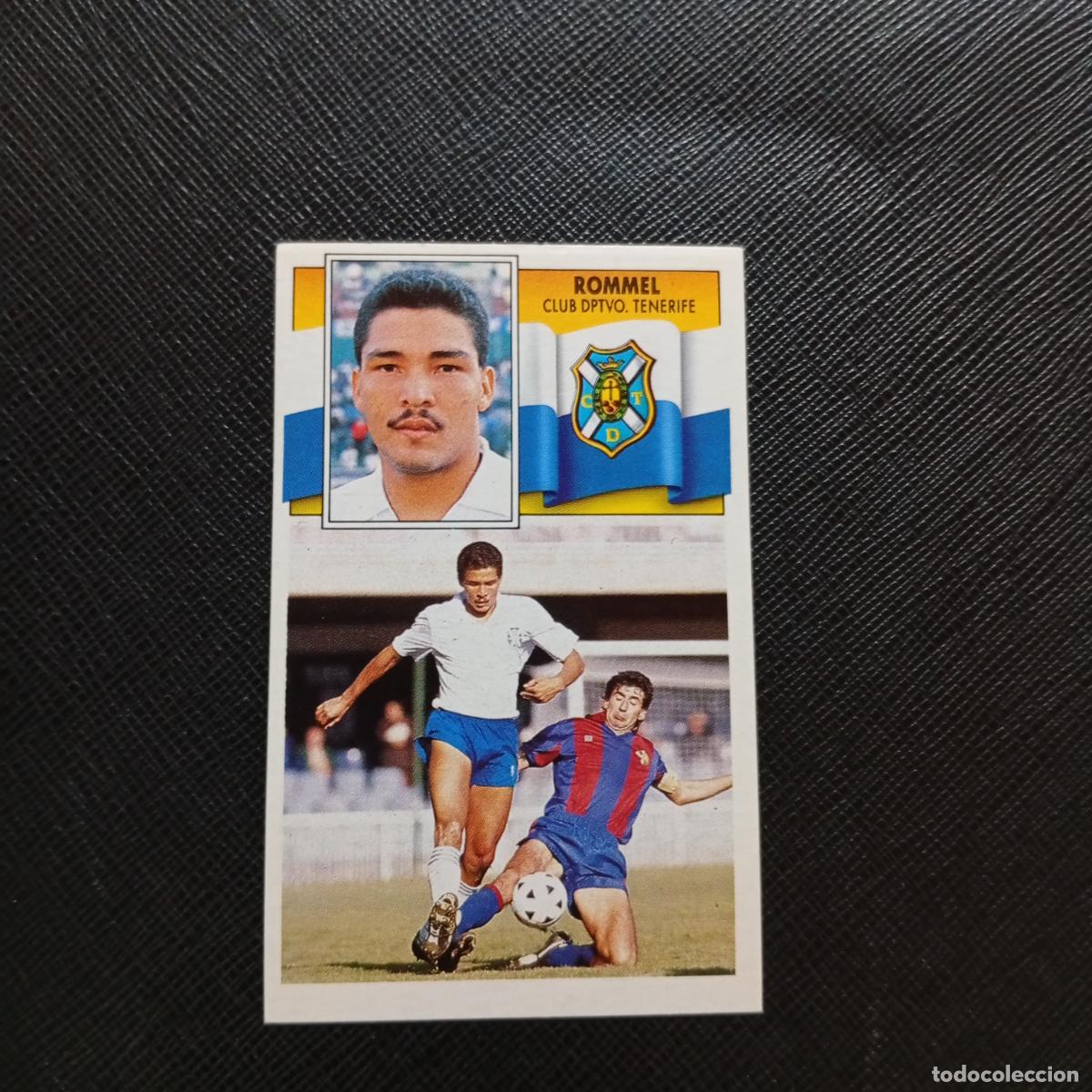 Cartes &agrave; collectionner de Football: ROMMEL TENERIFE ESTE 1990 1991 CROMO FUTBOL LIGA 90 91 - SIN PEGAR - A37 PG460
