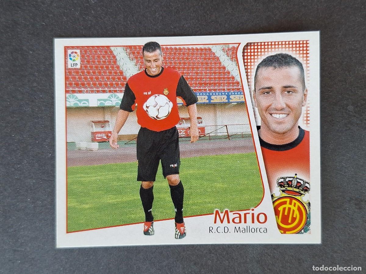 Cromos de f&uacute;tbol: L5 MARIO R. C. D. MALLORCA LIGA ESTE 2004 2005 04 05 NUNCA PEGADO SIN PEGAR