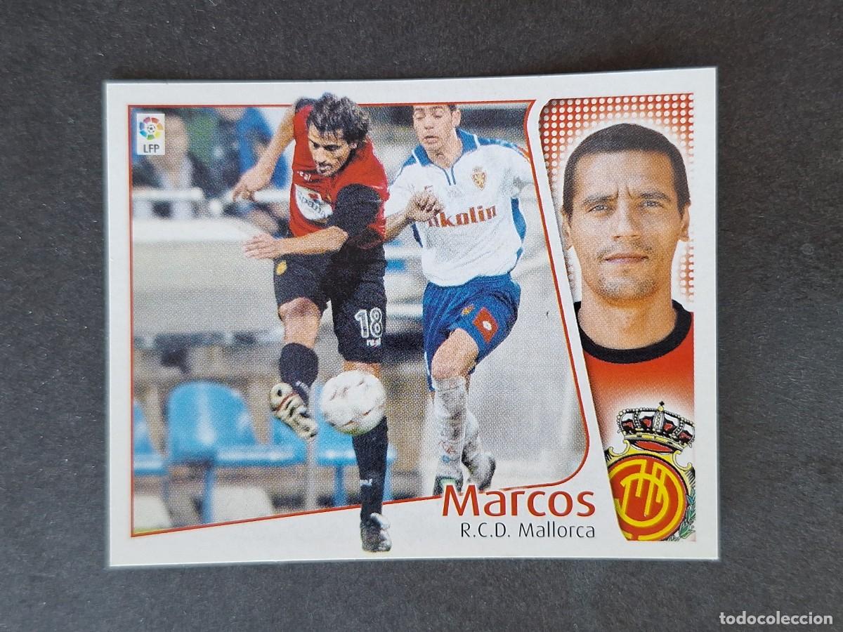 Cromos de f&uacute;tbol: L5 MARCOS R. C. D. MALLORCA LIGA ESTE 2004 2005 04 05 NUNCA PEGADO SIN PEGAR