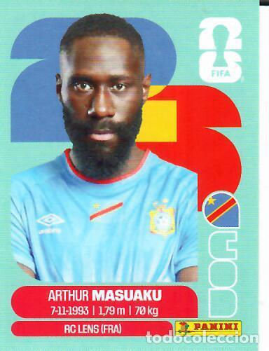 Cromos de f&uacute;tbol: CROMO PANINI MUNDIAL WORLD CUP 2026 - COD5 COD 5 - MASUAKU - CONGO