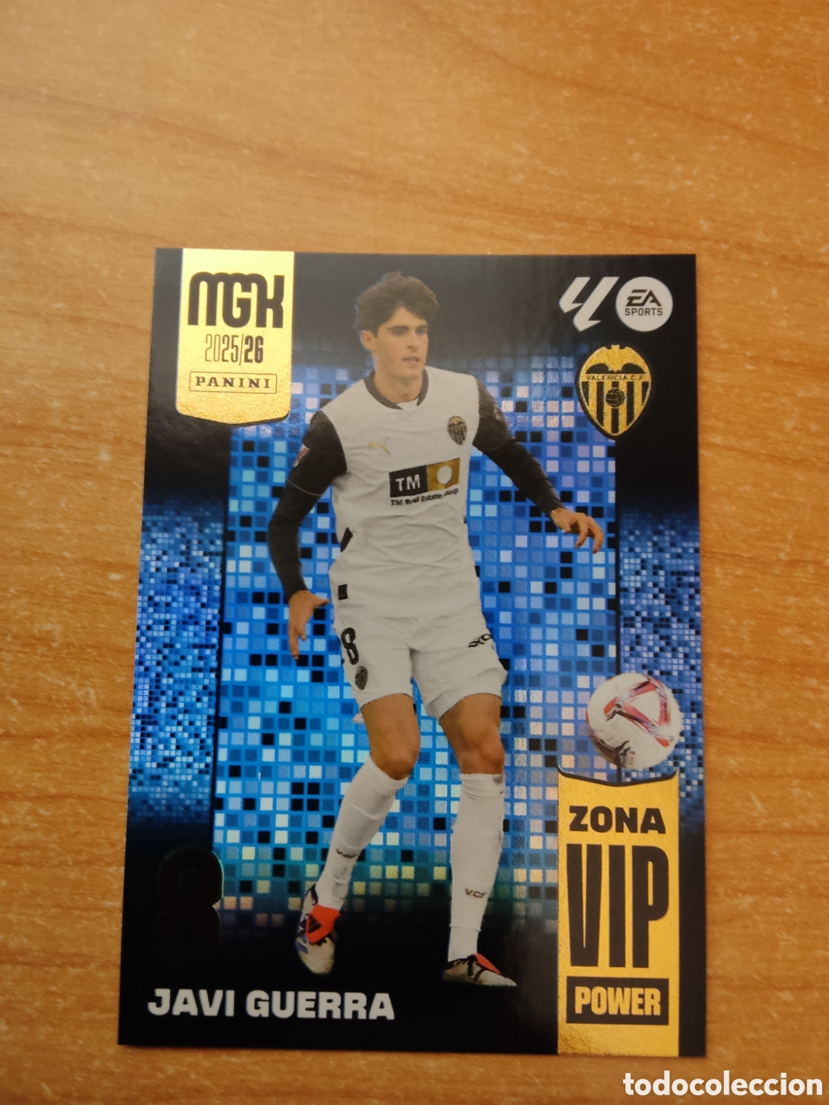 Cromos de f&uacute;tbol: 398 JAVI GUERRA ZONA VIP POWER VALENCIA MEGACRACKS 2025 2026