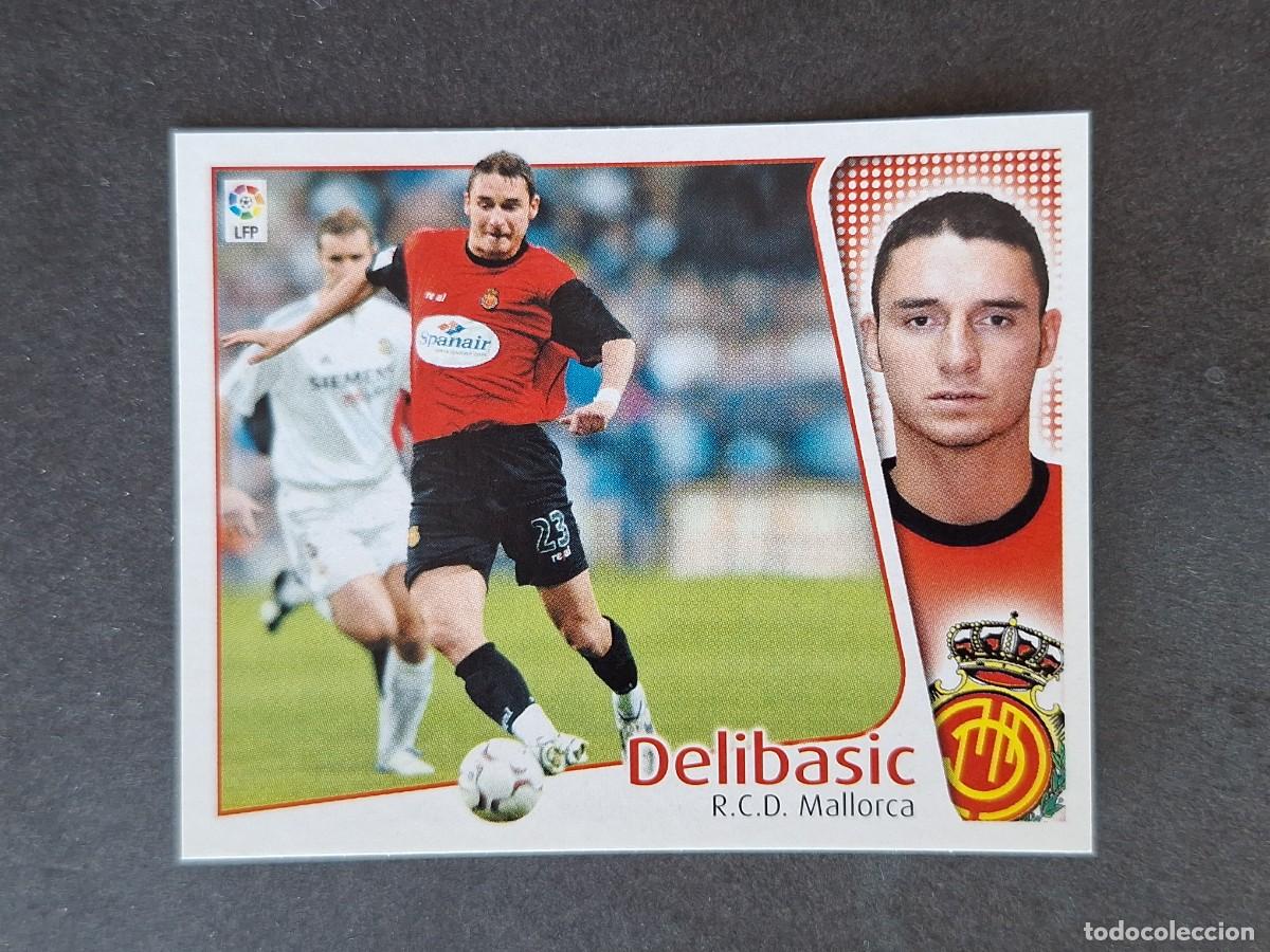 Cromos de f&uacute;tbol: L5 DELIBASIC R. C. D. MALLORCA LIGA ESTE 2004 2005 04 05 NUNCA PEGADO SIN PEGAR