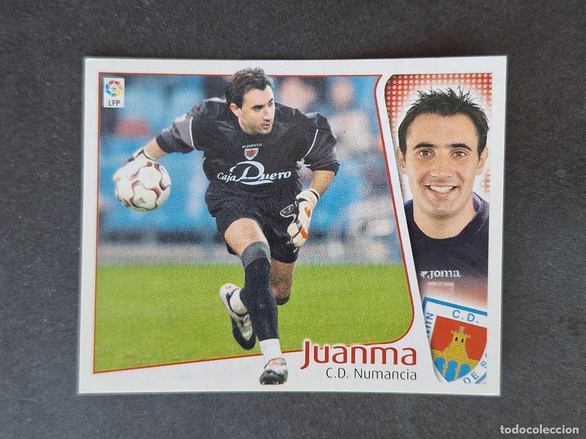 Cromos de f&uacute;tbol: L5 JUANMA C. D. NUMANCIA LIGA ESTE 2004 2005 04 05 NUNCA PEGADO SIN PEGAR