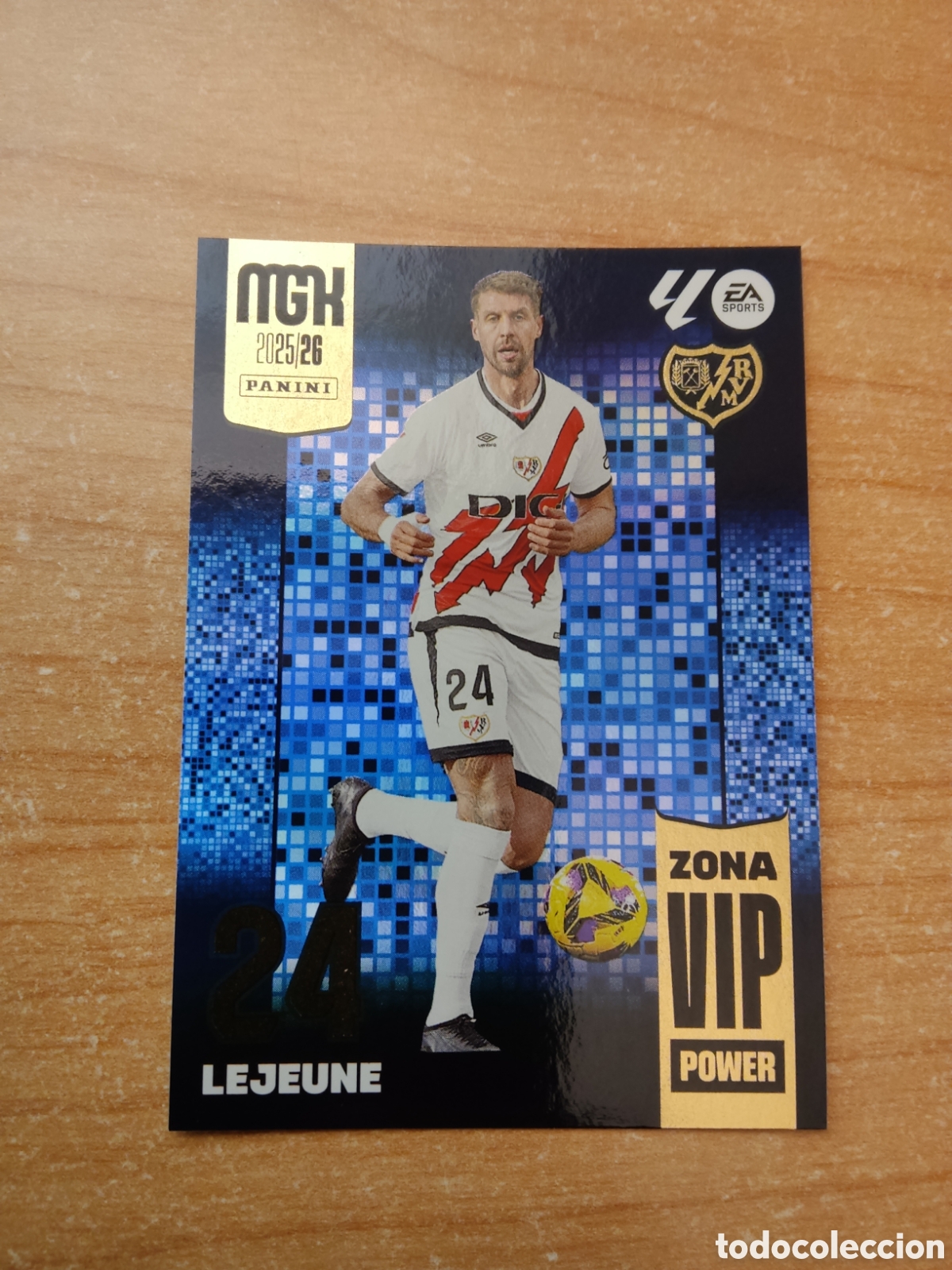 Cromos de f&uacute;tbol: 400 LEJEUNE ZONA VIP POWER RAYO VALLECANO MEGACRACKS 2025 2026