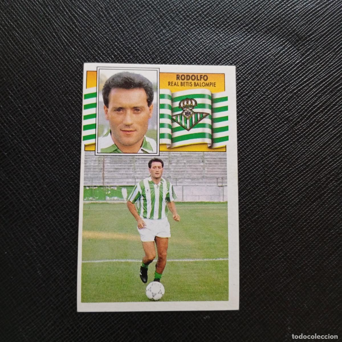 Fu&szlig;ball-Sticker: RODOLFO REAL BETIS ESTE 1990 1991 CROMO FUTBOL LIGA 90 91 - SIN PEGAR - A37 PG469 FICHAJE 18