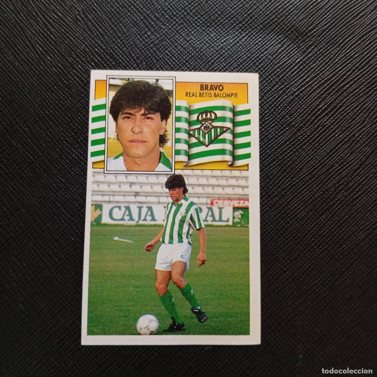 Fu&szlig;ball-Sticker: BRAVO REAL BETIS ESTE 1990 1991 CROMO FUTBOL LIGA 90 91 - SIN PEGAR - A37 PG469 FICHAJE 28