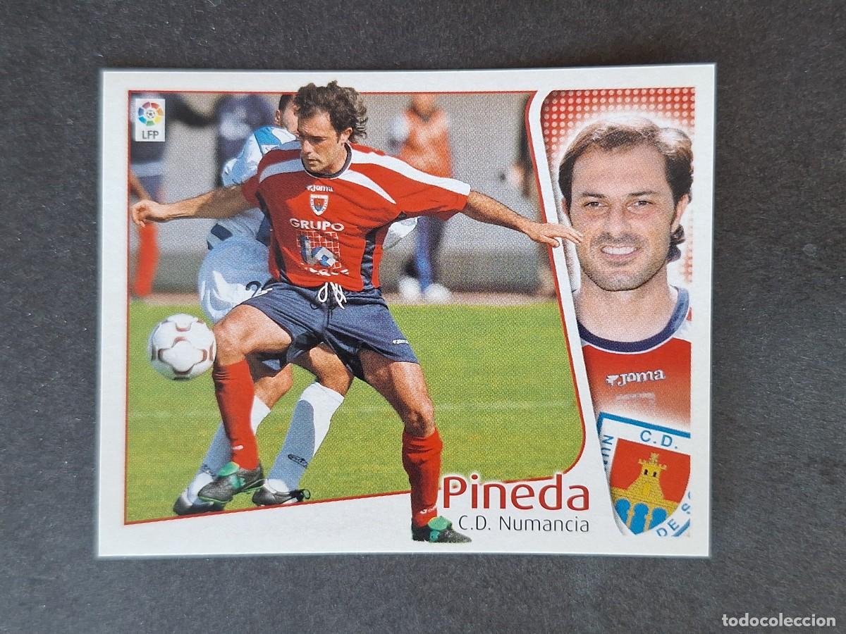 Cromos de f&uacute;tbol: L5 PINEDA C. D. NUMANCIA LIGA ESTE 2004 2005 04 05 NUNCA PEGADO SIN PEGAR