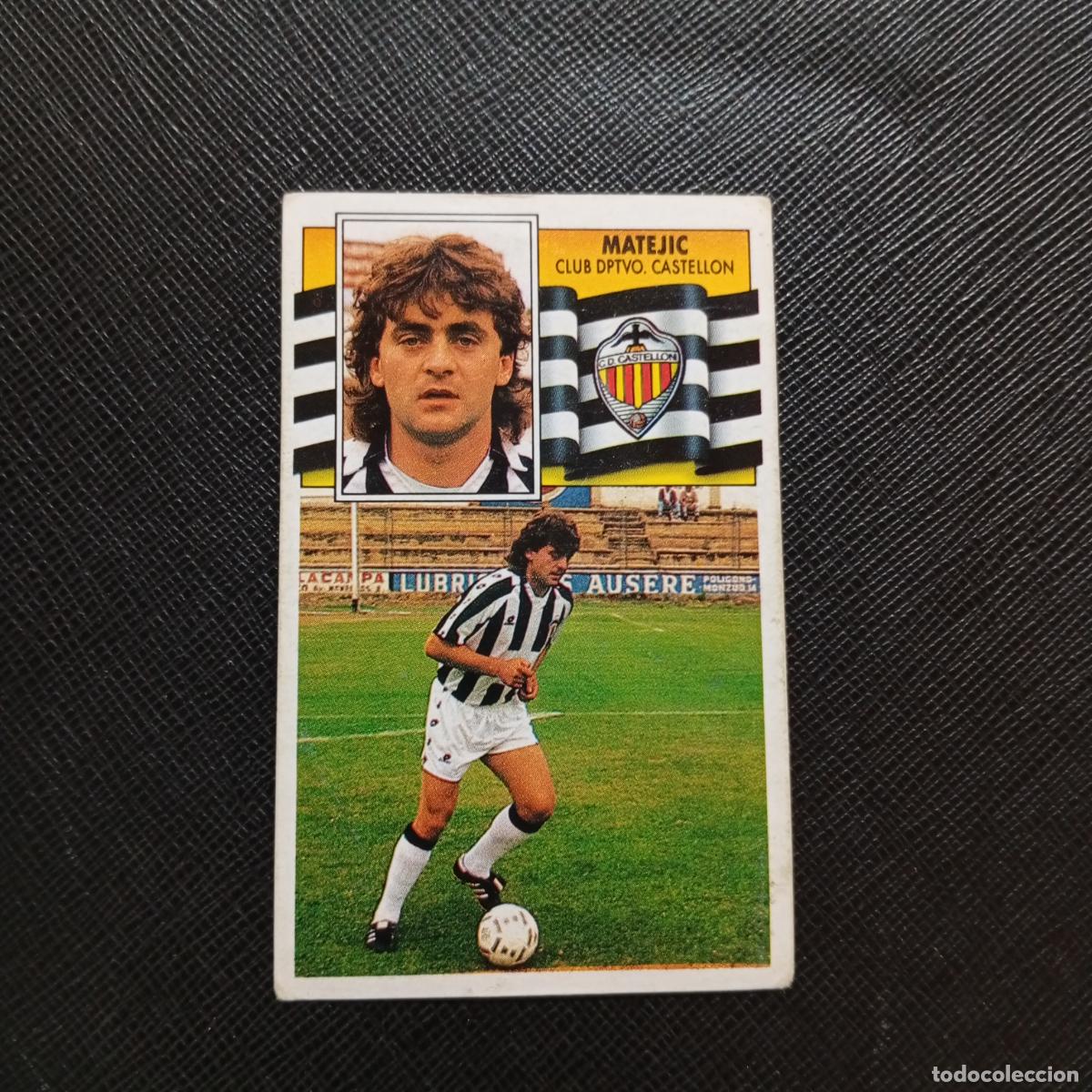 Cromos de f&uacute;tbol: MATEJIC CASTELLON ESTE 1990 1991 CROMO FUTBOL LIGA 90 91 - SIN PEGAR - A37 PG469 FICHAJE 32