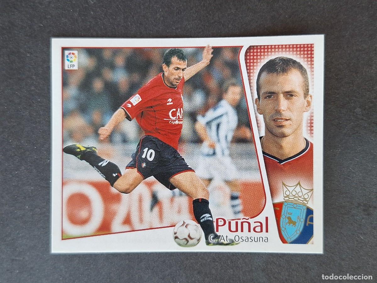 Cromos de f&uacute;tbol: L5 PU&Ntilde;AL C. A. OSASUNA LIGA ESTE 2004 2005 04 05 NUNCA PEGADO SIN PEGAR