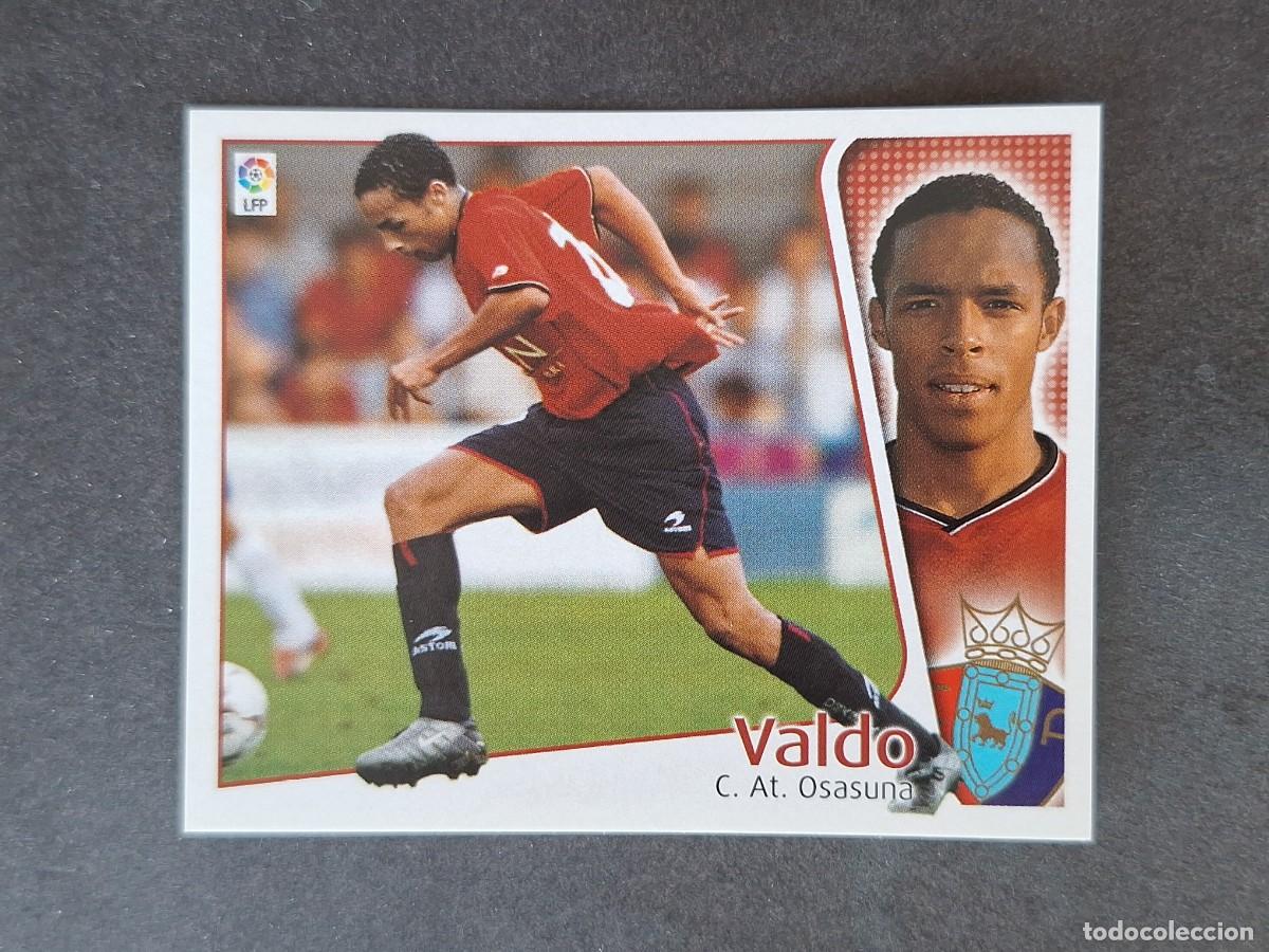 Cromos de f&uacute;tbol: L5 VALDO C. A. OSASUNA LIGA ESTE 2004 2005 04 05 NUNCA PEGADO SIN PEGAR