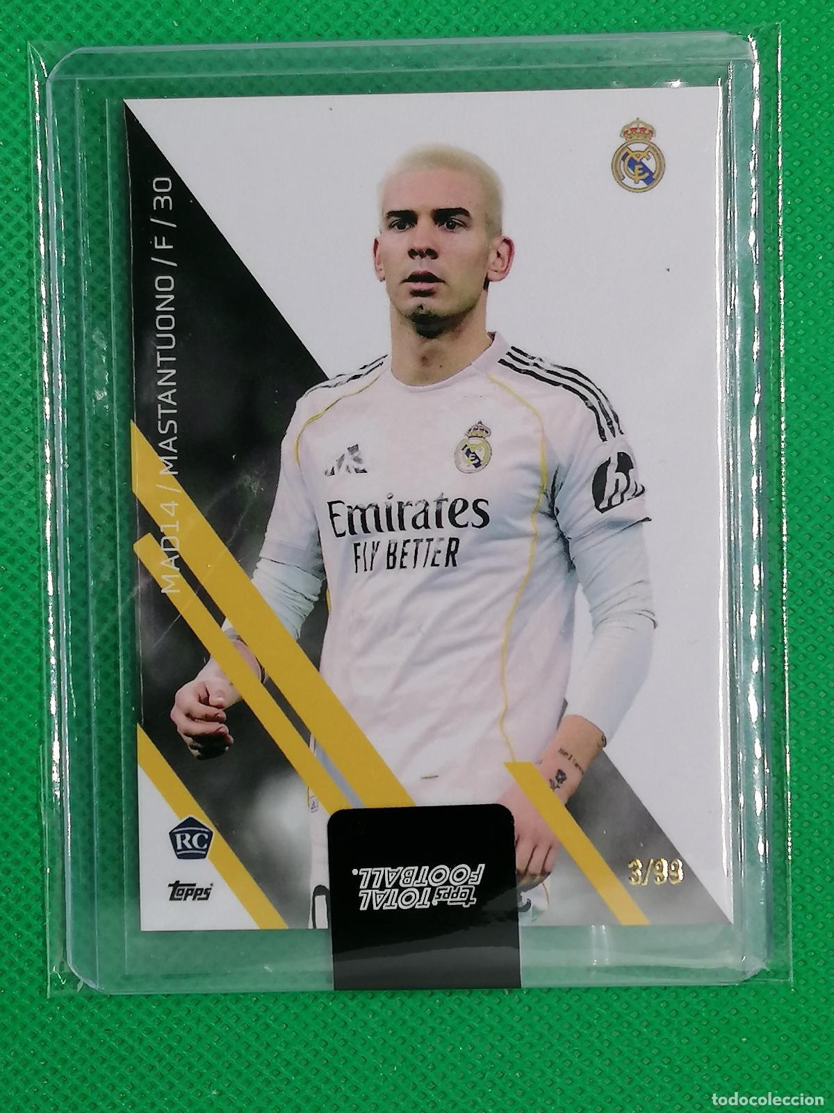 Cromos de Futebol: FRANCO MASTANTUONO ROOKIE REAL MADRID /99 ⚽ TTF TOPPS TOTAL FOOTBALL 25 26 2025 2026 ⚽