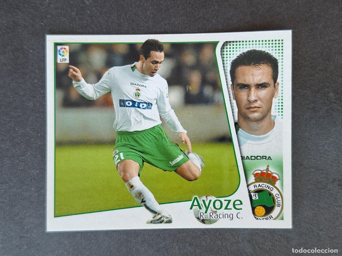 Cromos de Futebol: L5 AYOZE RACING DE SANTANDER LIGA ESTE 2004 2005 04 05 NUNCA PEGADO SIN PEGAR