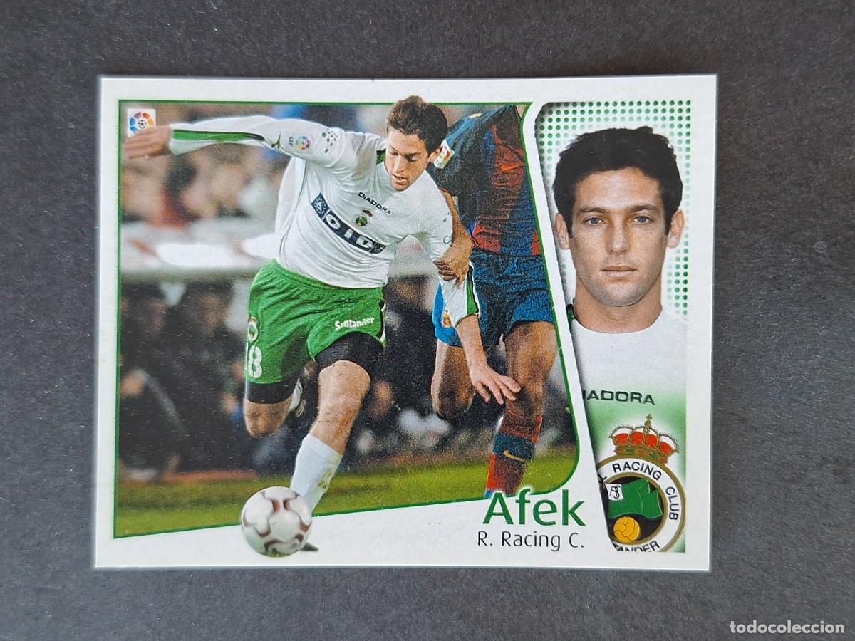 Cromos de Futebol: L5 AFEK RACING DE SANTANDER LIGA ESTE 2004 2005 04 05 NUNCA PEGADO SIN PEGAR