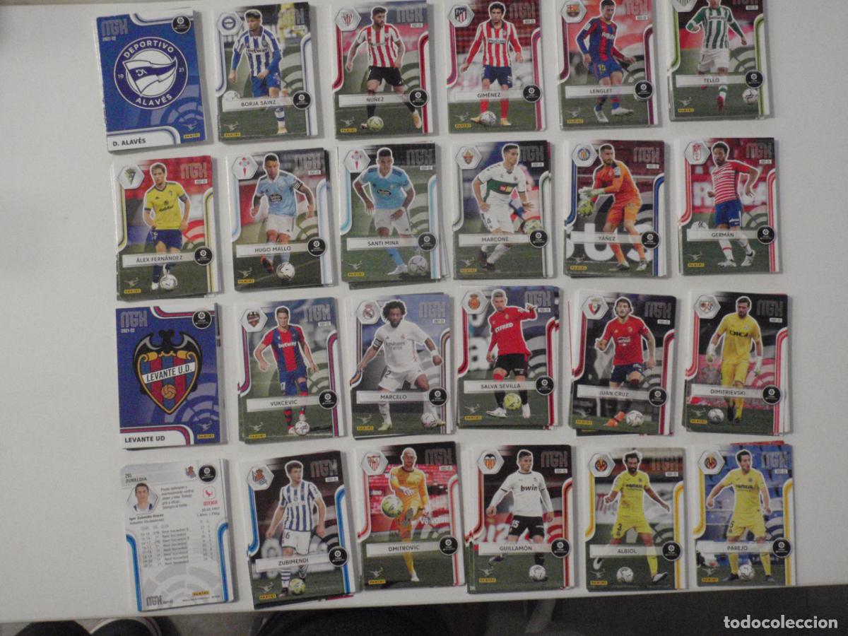 Cromos de Futebol: LOTE 229 cromos FICHAS MEGACRACKS trading cards diferentes de futbol 2021 2022. PANINI MGK 21 22