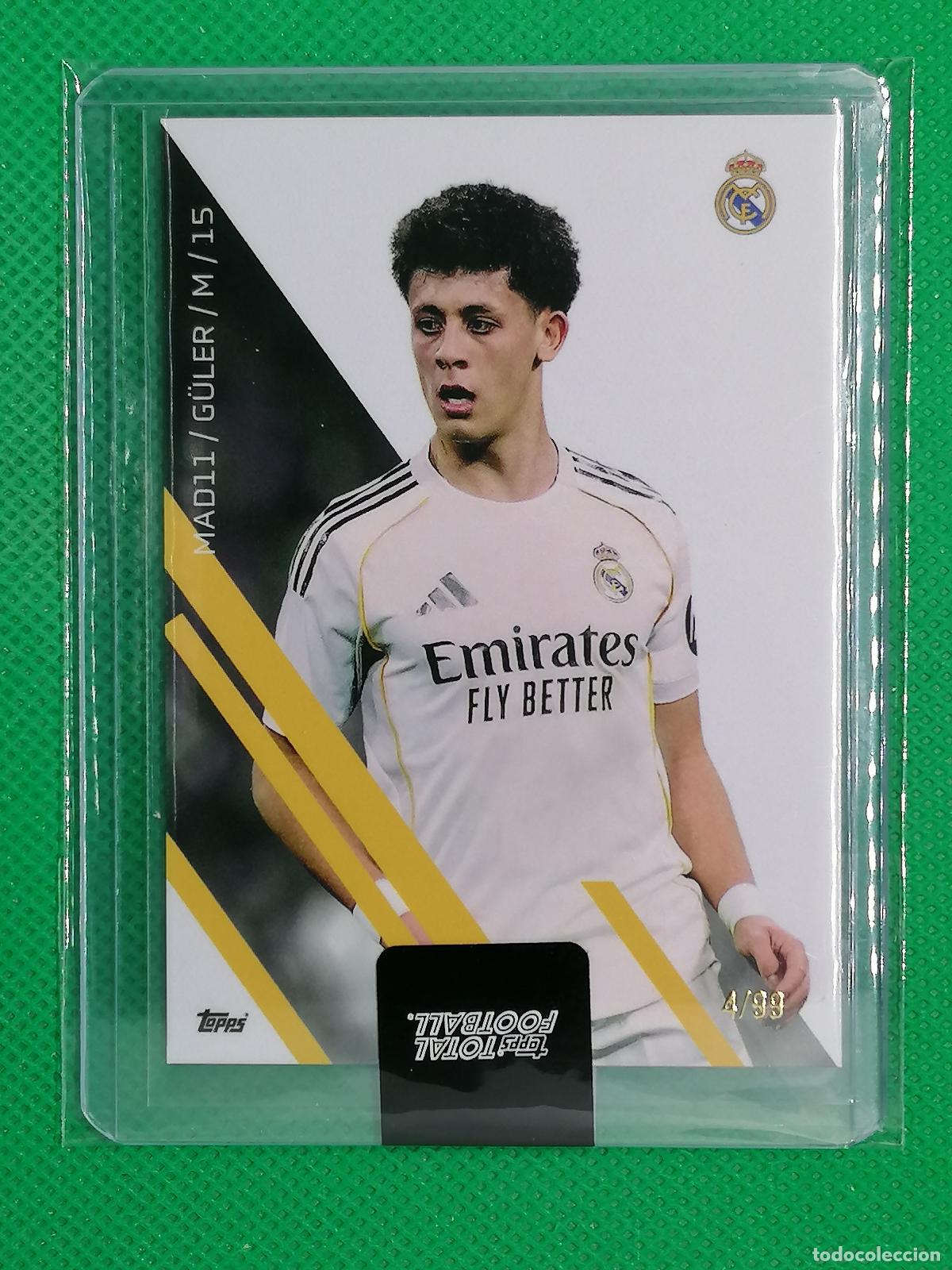 Cromos de Futebol: ARDA GULER REAL MADRID /99 ⚽ TTF TOPPS TOTAL FOOTBALL 25 26 2025 2026 ⚽