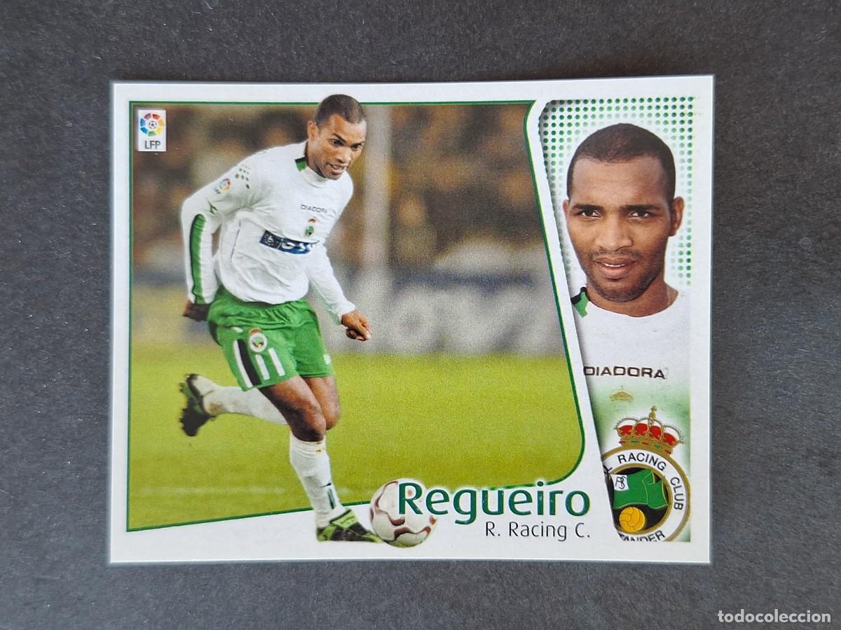 Cromos de Futebol: L5 REGUEIRO RACING DE SANTANDER LIGA ESTE 2004 2005 04 05 NUNCA PEGADO SIN PEGAR