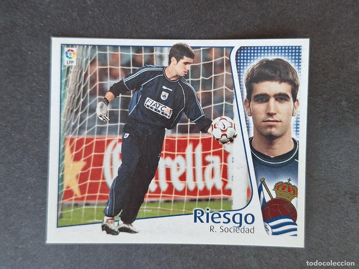 Cartes &agrave; collectionner de Football: L5 RIESGO REAL SOCIEDAD LIGA ESTE 2004 2005 04 05 NUNCA PEGADO SIN PEGAR
