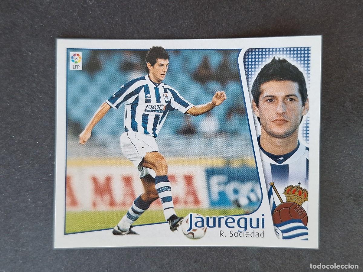 Cromos de f&uacute;tbol: L5 JAUREGUI REAL SOCIEDAD LIGA ESTE 2004 2005 04 05 NUNCA PEGADO SIN PEGAR