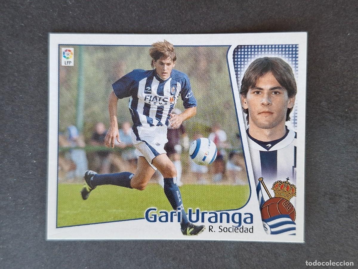Cromos de f&uacute;tbol: L5 GARI URANGA REAL SOCIEDAD LIGA ESTE 2004 2005 04 05 NUNCA PEGADO SIN PEGAR