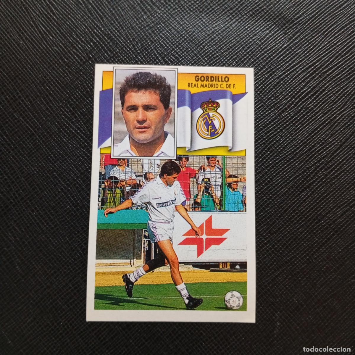 Cromos de f&uacute;tbol: GORDILLO REAL MADRID ESTE 1990 1991 CROMO FUTBOL LIGA 90 91 - SIN PEGAR - A37 PG487