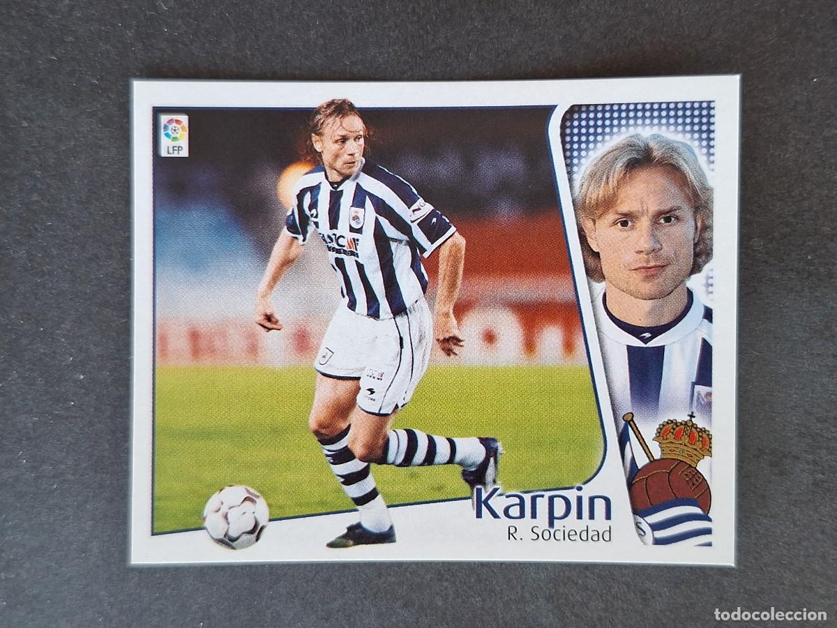 Cromos de f&uacute;tbol: L5 KARPIN REAL SOCIEDAD LIGA ESTE 2004 2005 04 05 NUNCA PEGADO SIN PEGAR