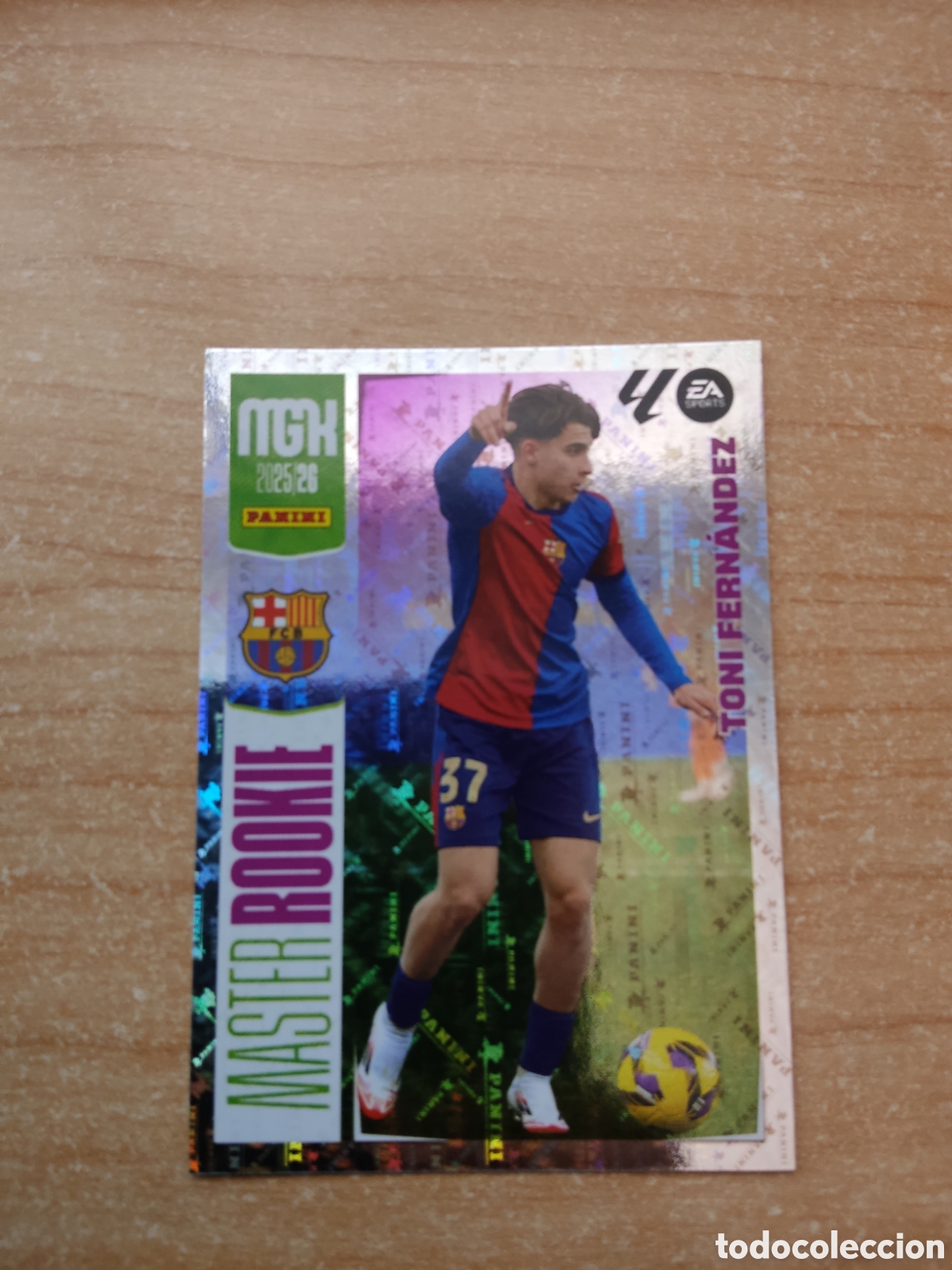 Cromos de f&uacute;tbol: 422 TONI FERNANDEZ MASTER ROOKIE BARCELONA MEGACRACKS 2025 2026