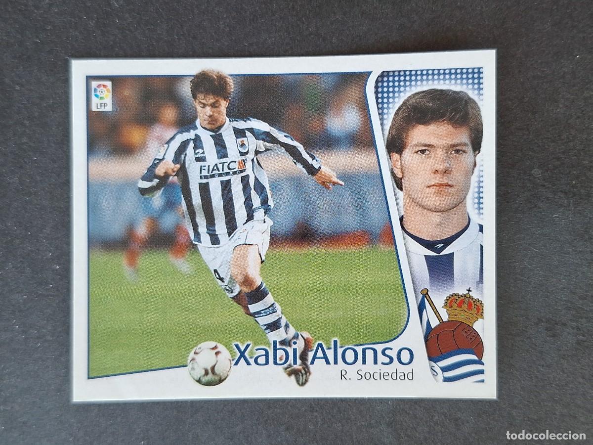 Cromos de f&uacute;tbol: L5 XABI ALONSO REAL SOCIEDAD LIGA ESTE 2004 2005 04 05 NUNCA PEGADO SIN PEGAR