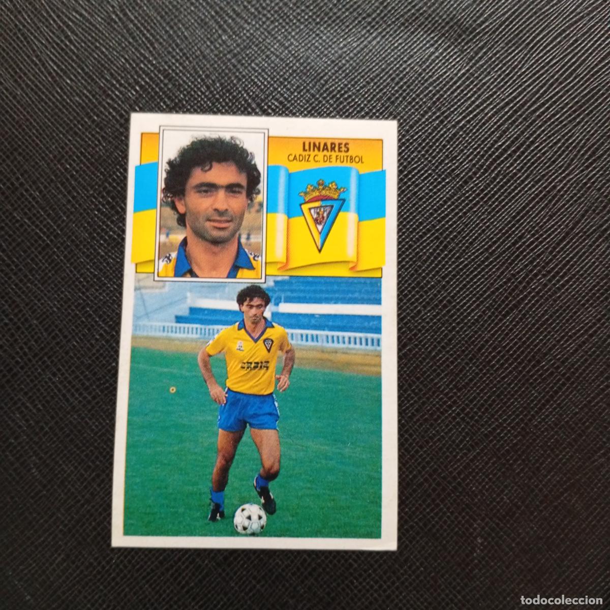 Cromos de f&uacute;tbol: LINARES CADIZ ESTE 1990 1991 CROMO FUTBOL LIGA 90 91 - SIN PEGAR - A37 PG487