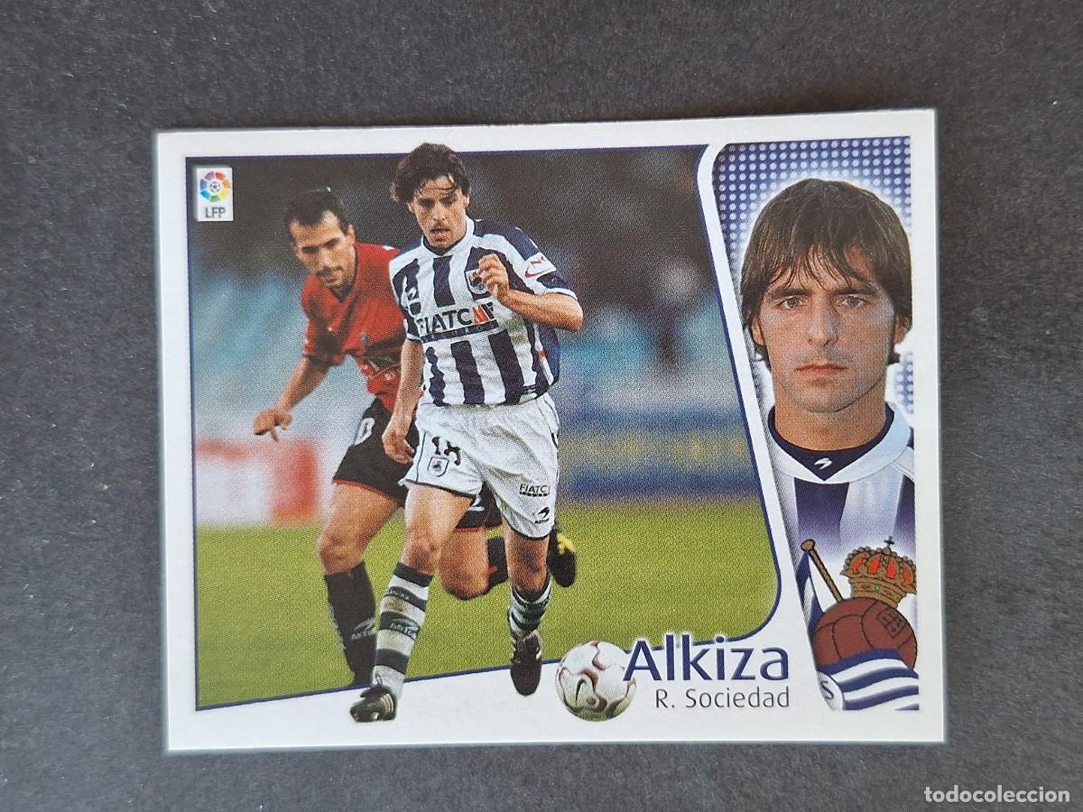 Cromos de f&uacute;tbol: L5 ALKIZA REAL SOCIEDAD LIGA ESTE 2004 2005 04 05 NUNCA PEGADO SIN PEGAR