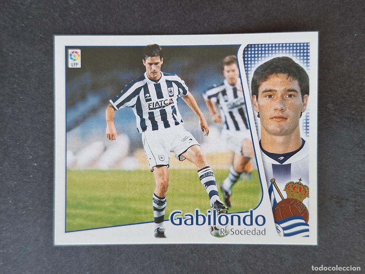 Cromos de f&uacute;tbol: L5 GABILONDO REAL SOCIEDAD LIGA ESTE 2004 2005 04 05 NUNCA PEGADO SIN PEGAR