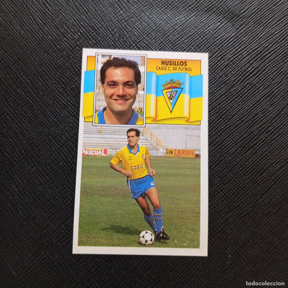 Cromos de f&uacute;tbol: HUSILLOS CADIZ ESTE 1990 1991 CROMO FUTBOL LIGA 90 91 - SIN PEGAR - A37 PG487
