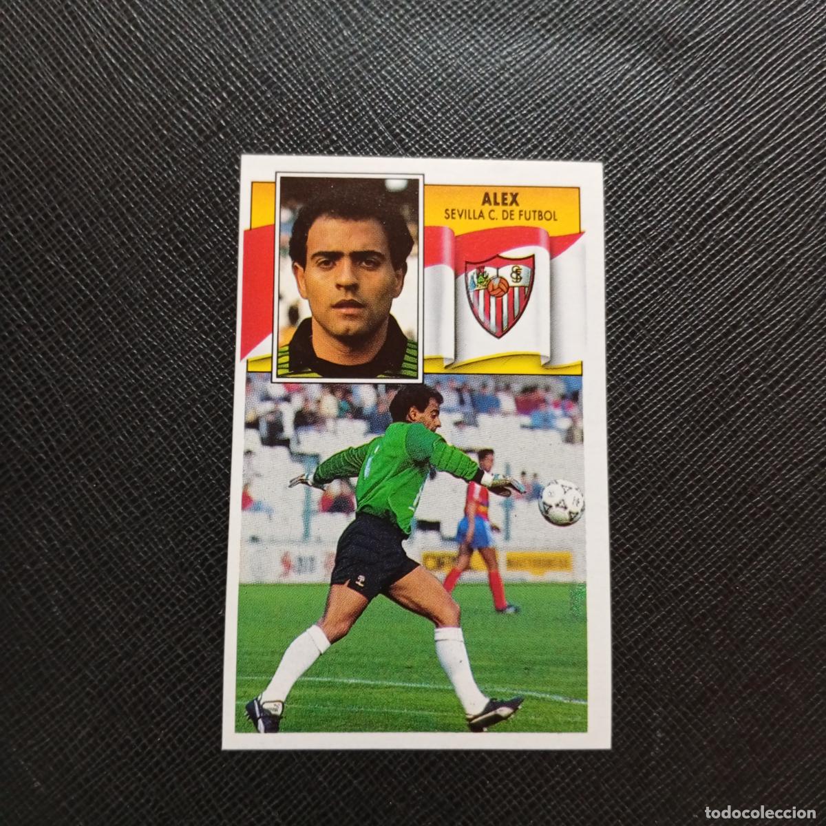 Cromos de f&uacute;tbol: ALEX SEVILLA ESTE 1990 1991 CROMO FUTBOL LIGA 90 91 - SIN PEGAR - A37 PG487 BAJA