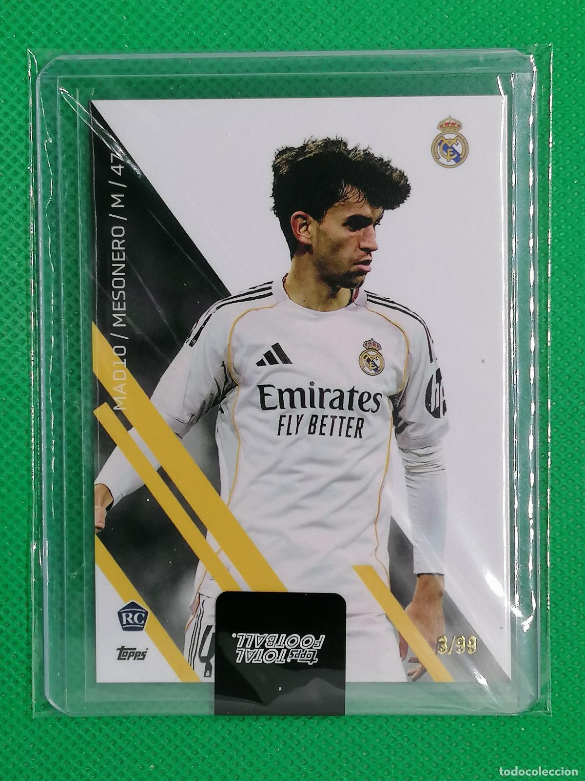 Cromos de f&uacute;tbol: DANIEL MESONERO REAL MADRID /99 ⚽ TTF TOPPS TOTAL FOOTBALL 25 26 2025 2026 ⚽