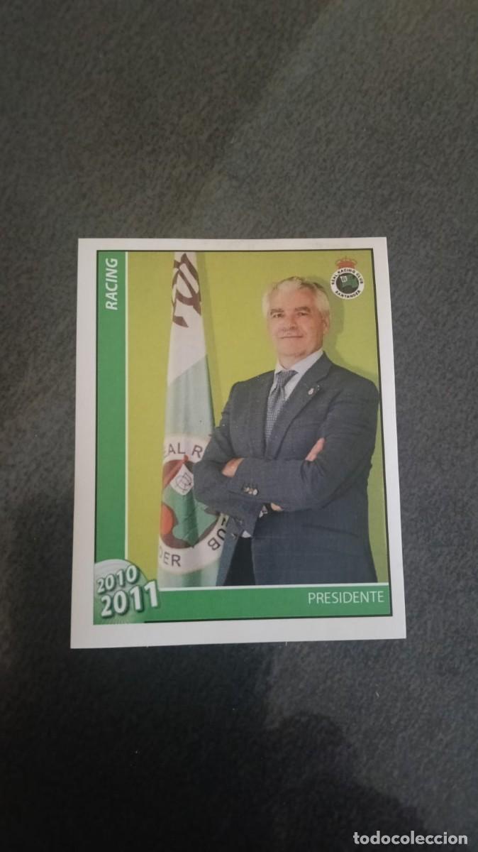 Cromos de f&uacute;tbol: Footprint 2010 2011 Oficial Racing De Santander 1 Presidente