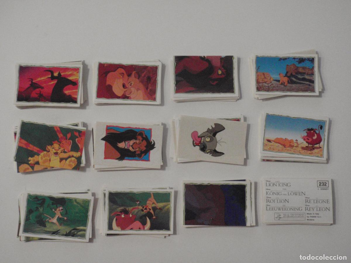 Cromos de f&uacute;tbol: LOTE 232 cromos EL REY LE&Oacute;N - COLECCI&Oacute;N COMPLETA SIN PEGAR - PANINI a&ntilde;o stickers 1994