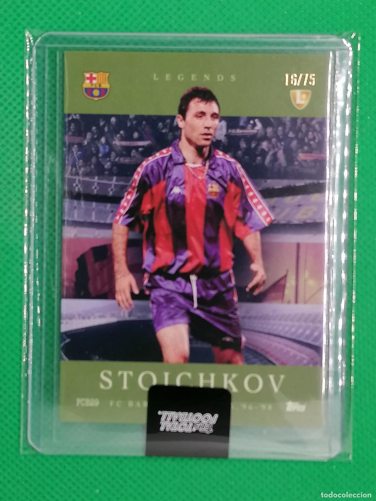 Cromos de f&uacute;tbol: HRISTO STOICHKOV BARCELONA LEGENDS /75 ⚽ TTF TOPPS TOTAL FOOTBALL 25 26 2025 2026 ⚽
