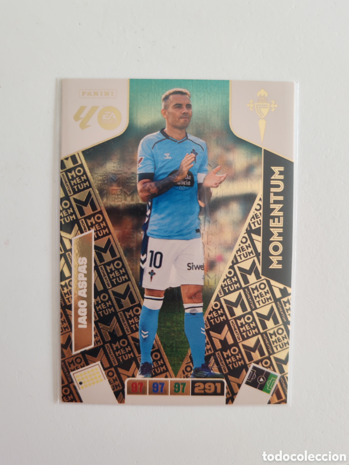 Cromos de f&uacute;tbol: Cromo Adrenalyn 2025 2026 / 25 26 Momentum Iago Aspas Celta