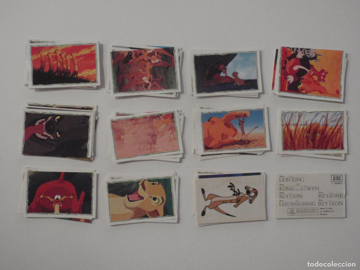 Cromos de f&uacute;tbol: LOTE 159 cromos EL REY LE&Oacute;N diferentes y sin pegar. PANINI a&ntilde;o stickers 1994